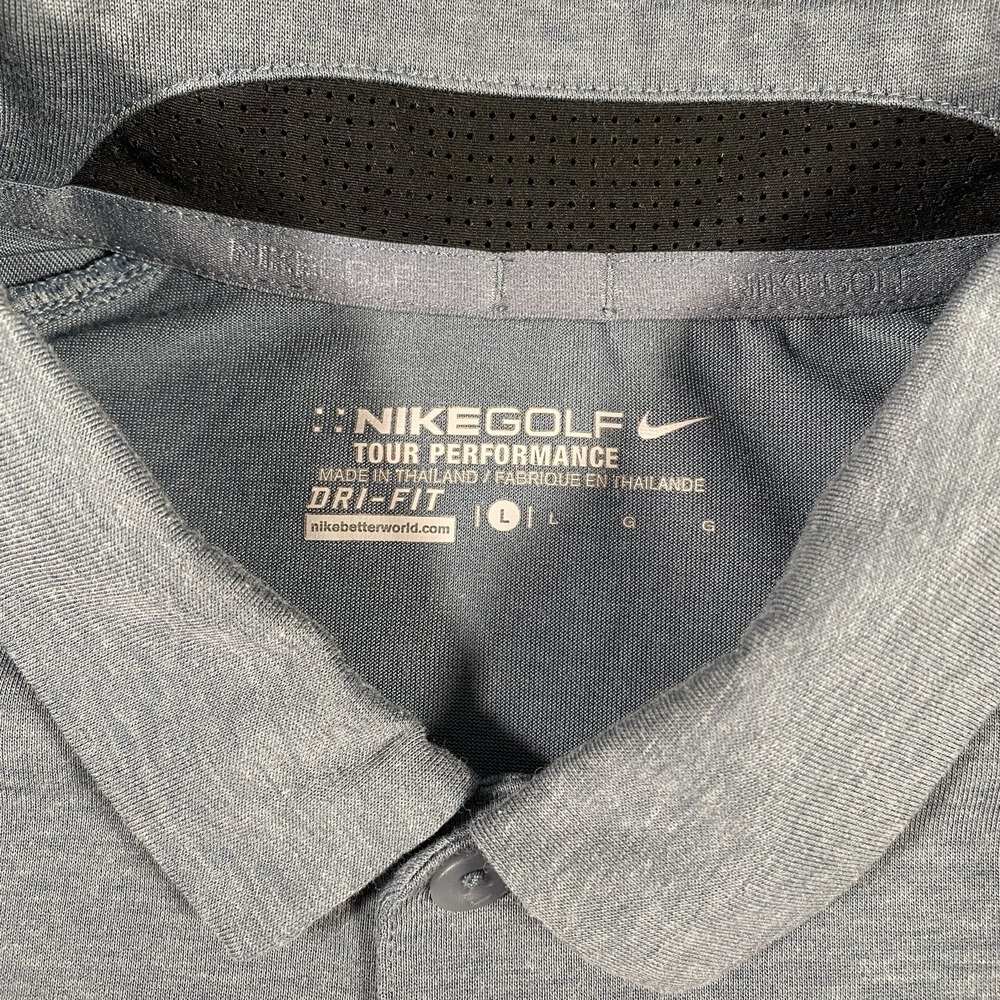 Nike Major Movement Vapor Golf Polo Shirt Mens Large Dri Fit Riverbend Kohler - Picture 2 of 8